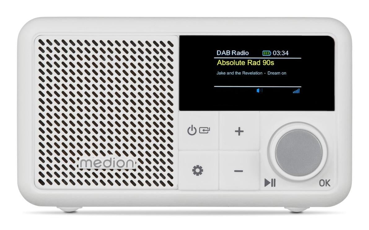 LIFE S66822 (MD44822) weiß DAB+ Radio