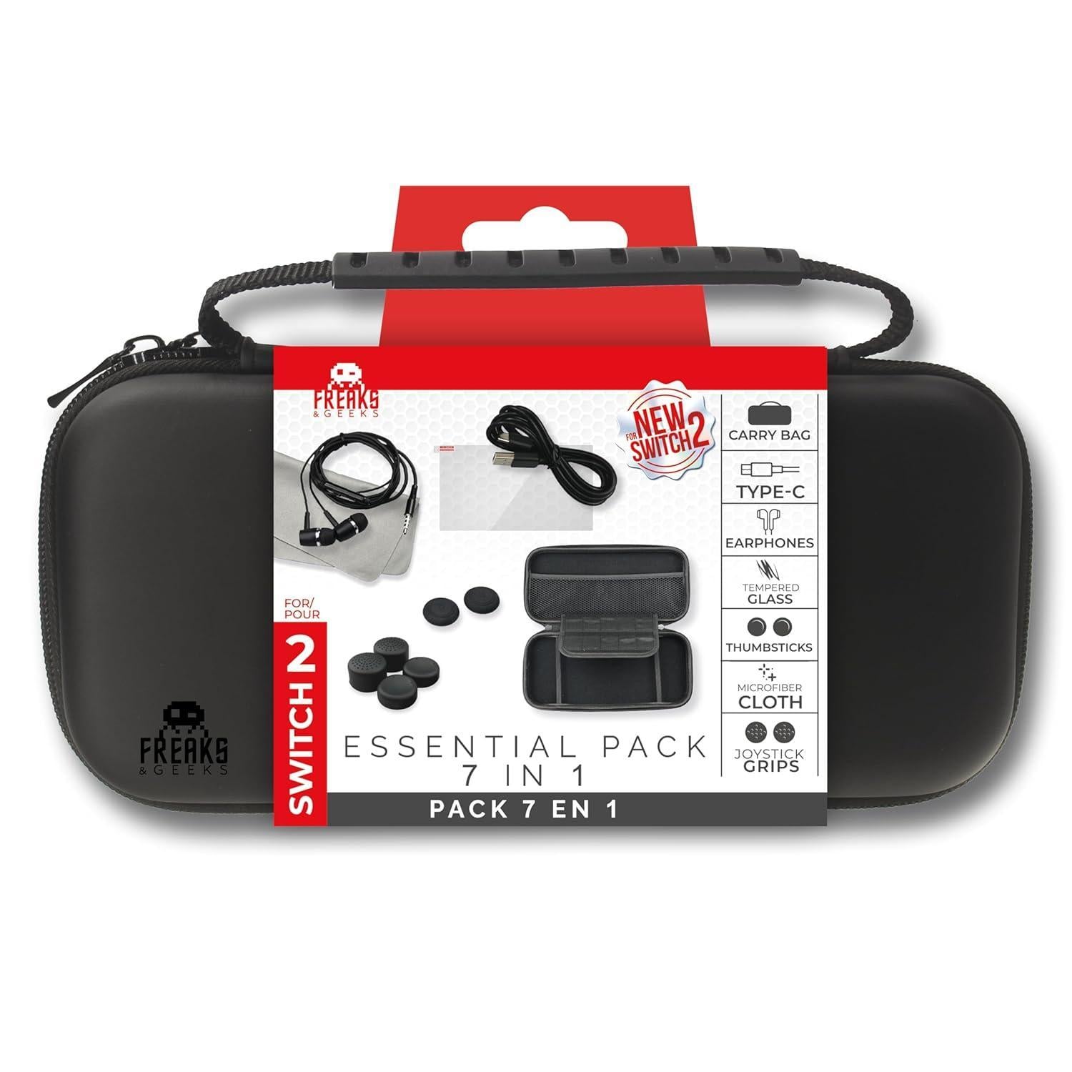 Nintendo Switch 2 Zubehör Set 7:1, schwarz