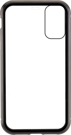MAGNET COVER Back Glas für Samsung Galaxy S21 Ultra Black Handyhülle
