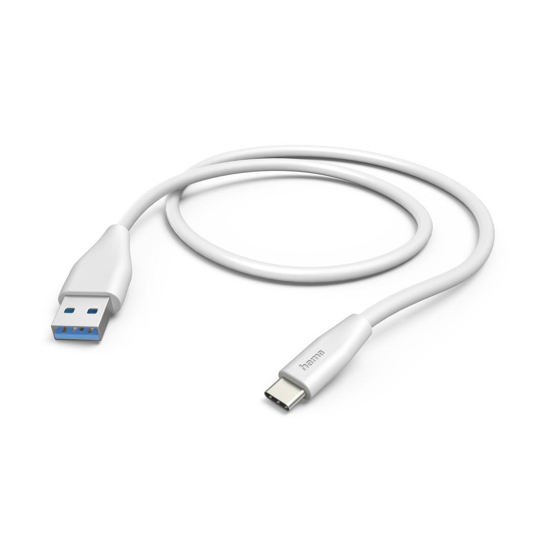 Ladekabel, USB-A - USB-C, 1,5 m, Weiß (00201596)