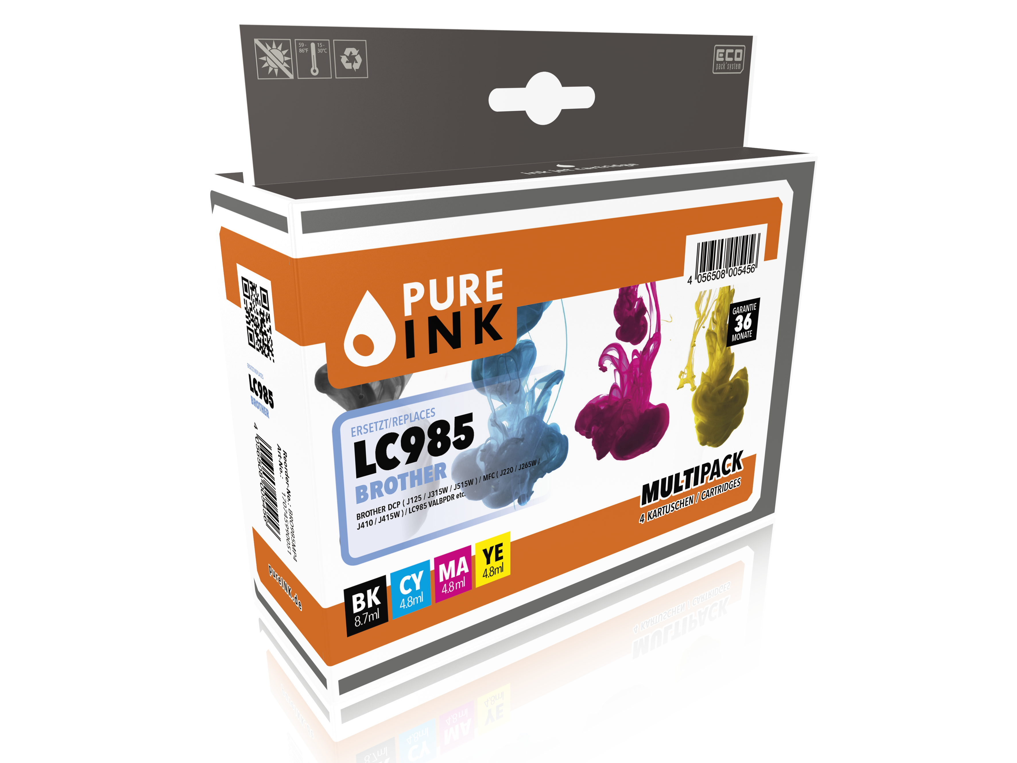 BR985MP4 CMYK Druckerpatrone