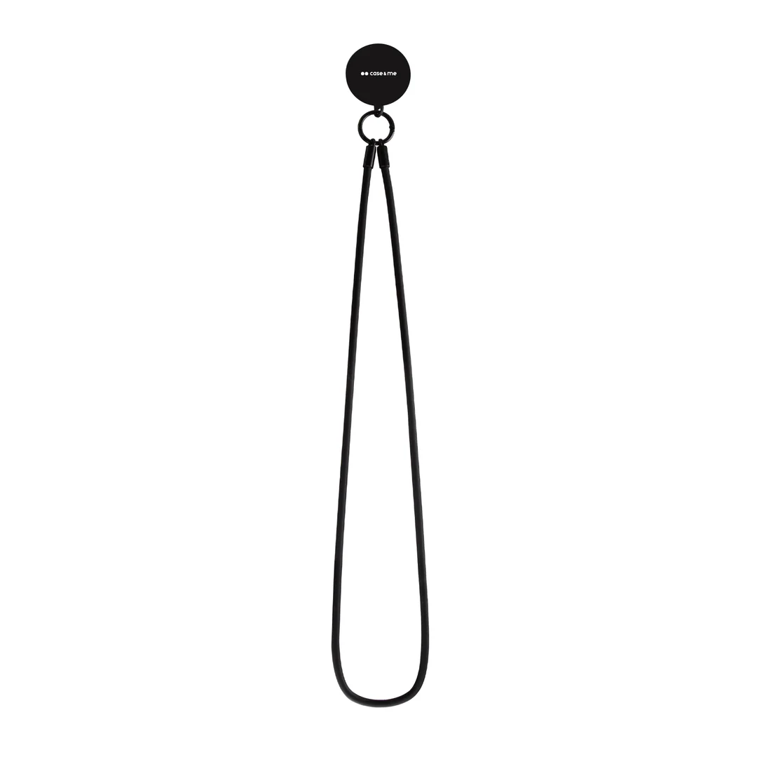 Jelly Necklace Handykette, Silikon, Schwarz