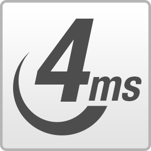 Reaktionszeit 4 ms
