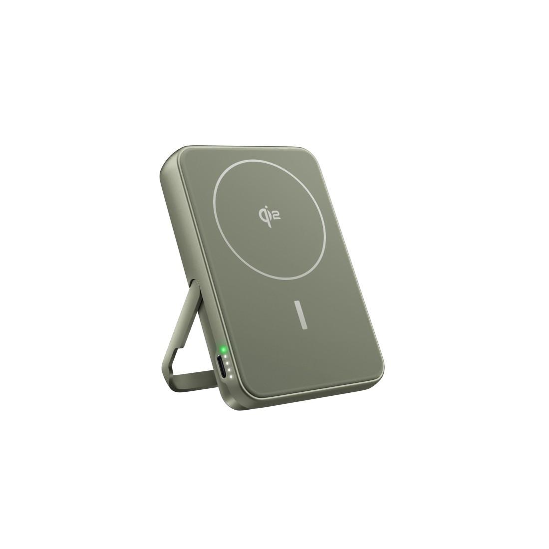 Magnet Wireless Powerbank 10000mAh Qi2 15W Dried Green (00232972)