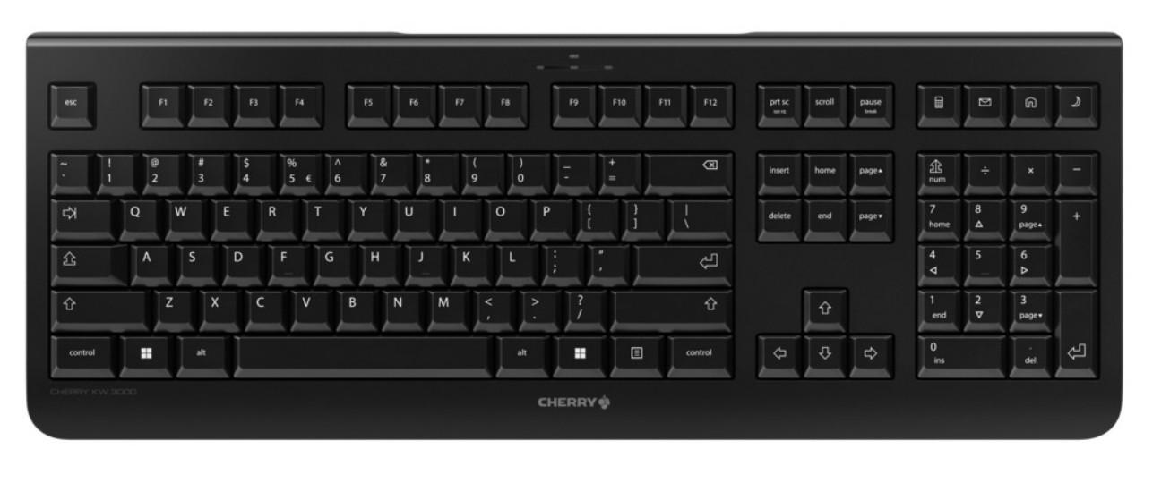 KW 3000 Wireless Tastatur, Schwarz