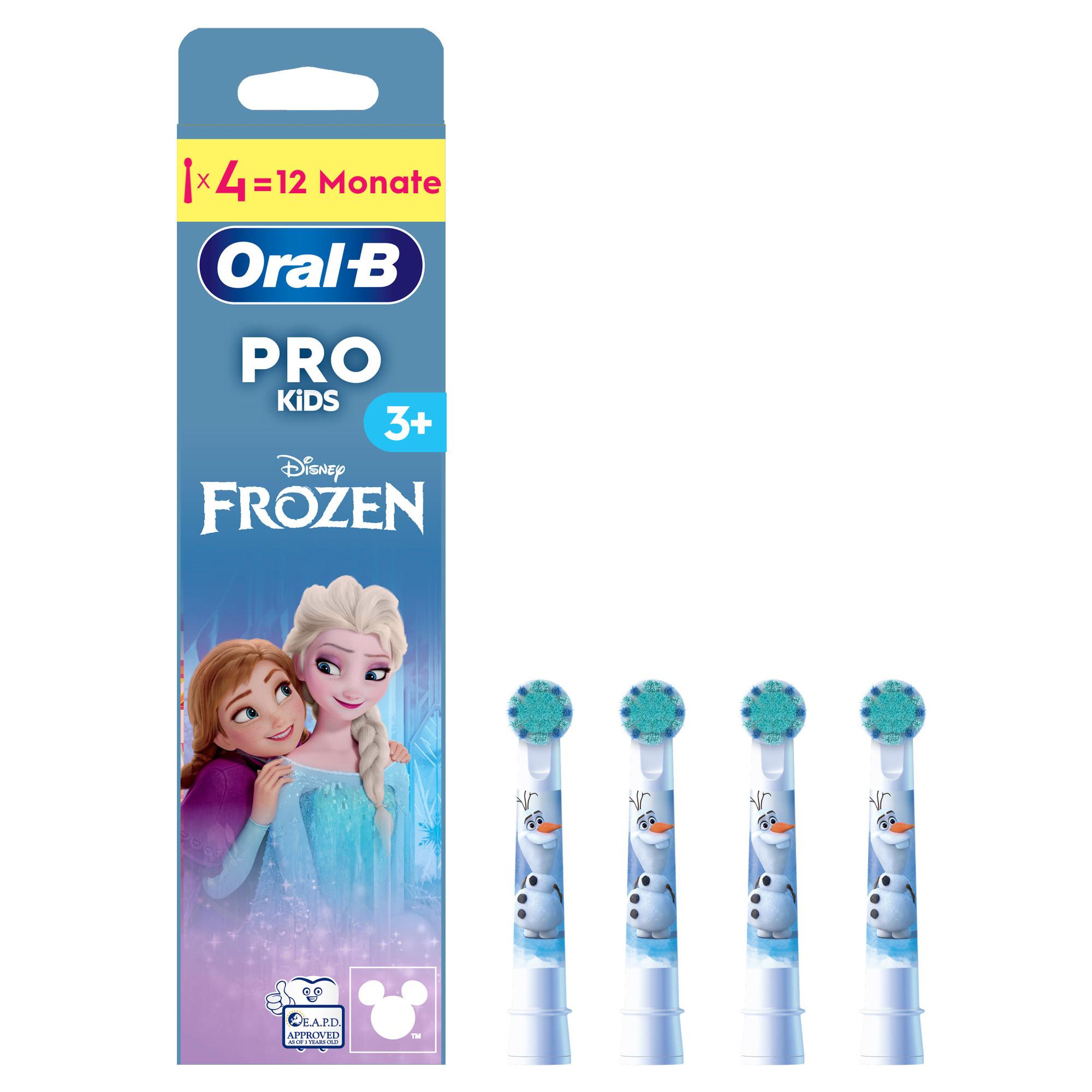 Pro Kids 3+ Frozen ab 3 Jahren, 4 Stück Aufsteckbürsten
