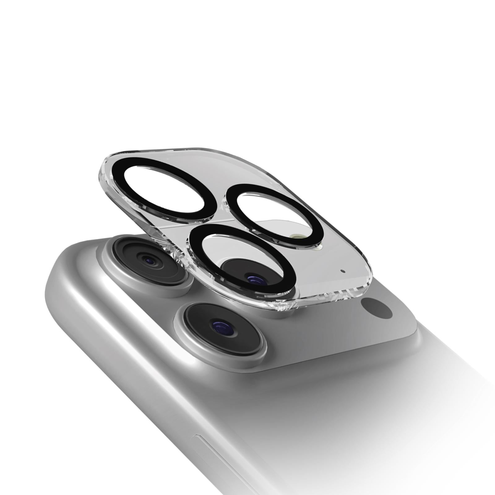 Kameraglas für iPhone 17 Pro Max Pro, mit D3O-Material, Schwarz