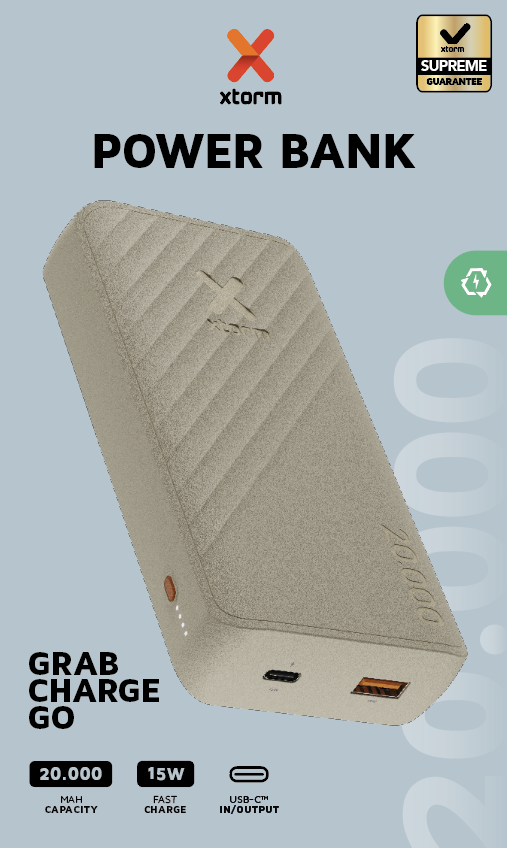 15W Fast Charge Go2 Powerbank 20.000mAh (64139)