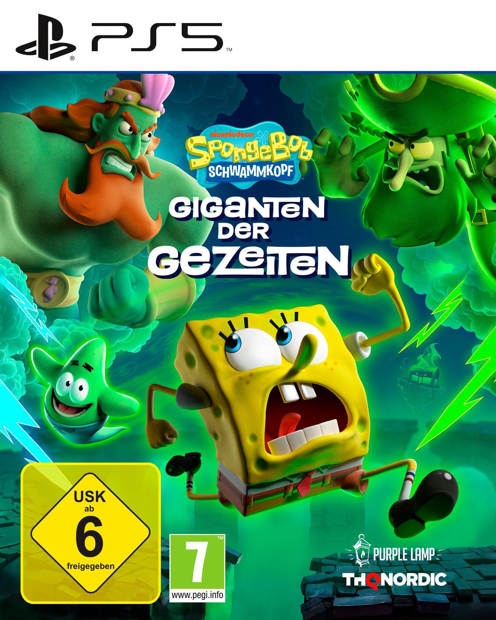 Spongebob Schwammkopf: Giganten der Gezeiten PS5-Spiel