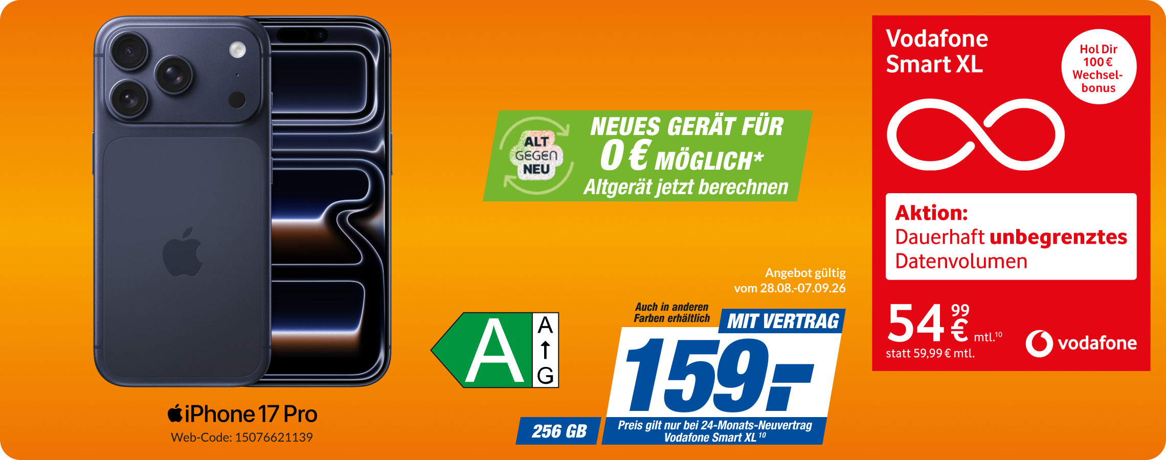 iPhone 17 Pro mit Smart XL für 159€!