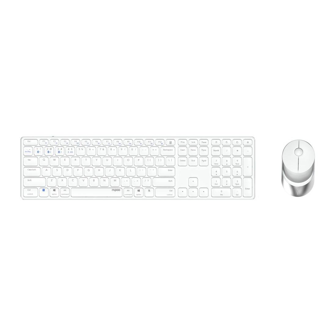 Kabelloses Multi-Mode-Deskset "9850M", Weiß, QWERTZ (00215385)
