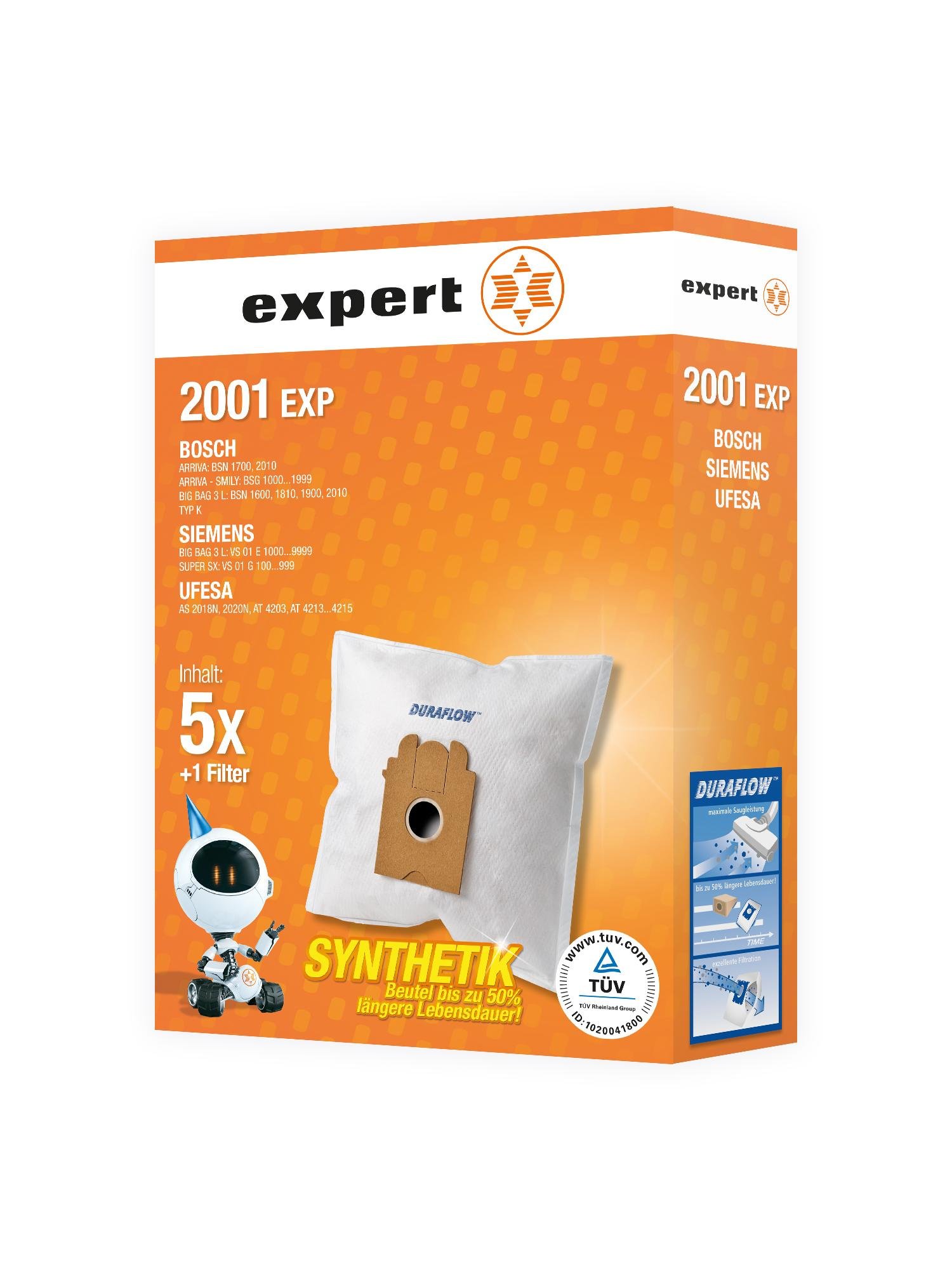 2001 EXP Staubsaugerbeutel