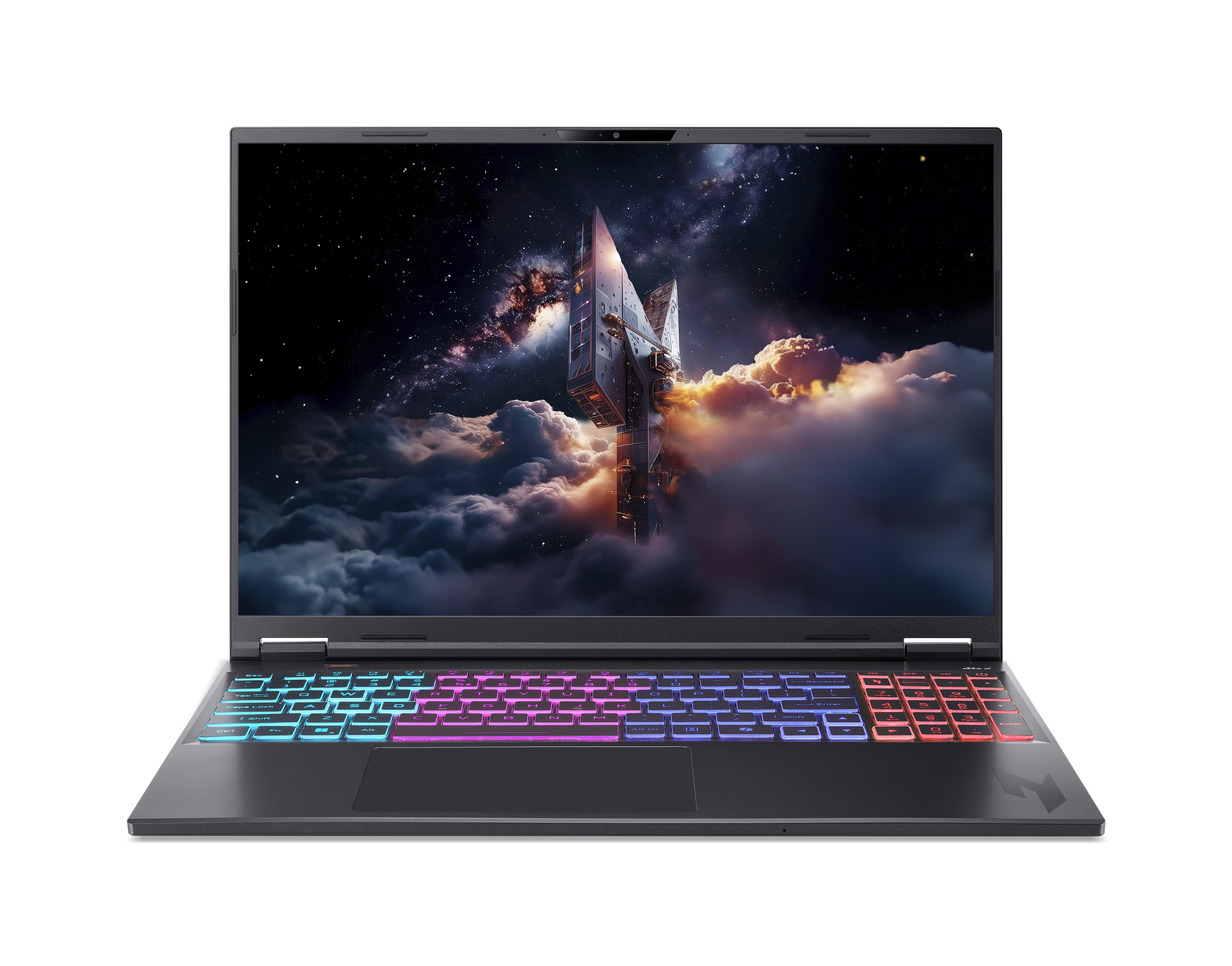 Nitro 16S AI AN16S-61-R2M9, Obsidian Black, 16 Zoll, WQXGA, AMD Ryzen AI 9 365, 16 GB, 512 GB Gaming-Notebook