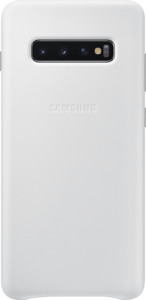 Leather Cover EF-VG975 für Galaxy S10+, weiß