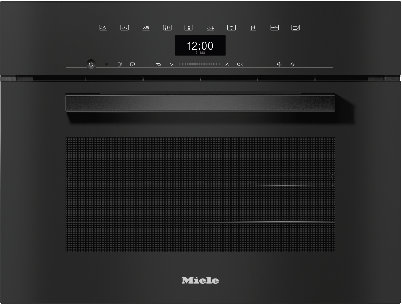 DGC 7440 HC Pro Obsidianschwarz Einbau-Dampfbackofen