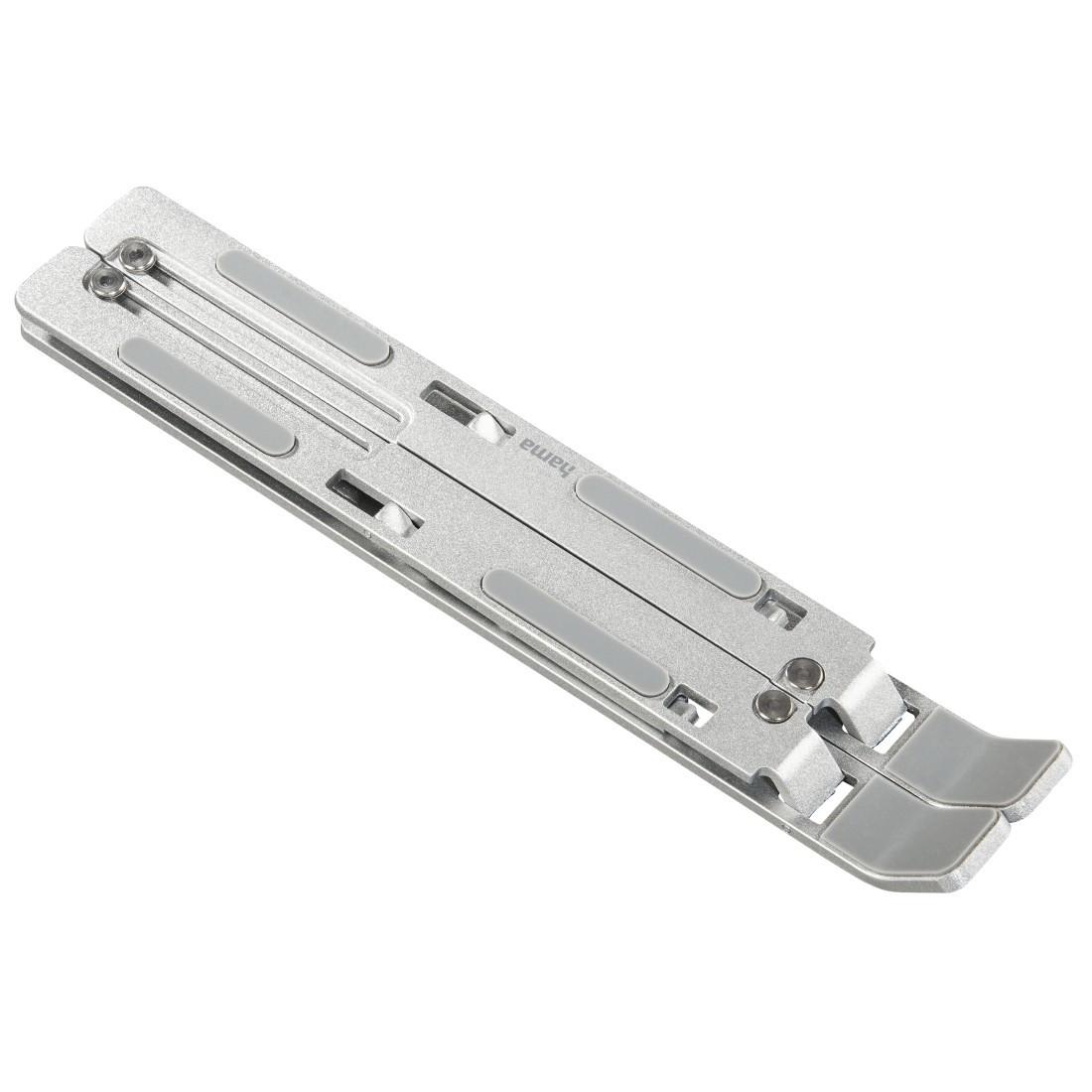 Notebook-Stand "Aluminium", faltbar, neigbar, bis 40 cm (15,6"), Silber (00053047)