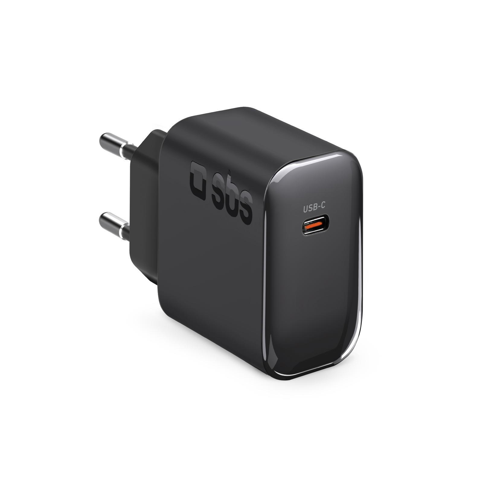 45W USB-C PD Wandladegerät, Schwarz Ladegerät (USB-C)