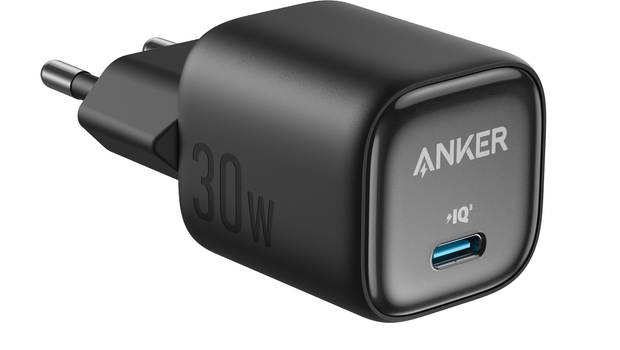Zolo Ladegerät (30W) mit 1m USB-C Kabel, Schwarz