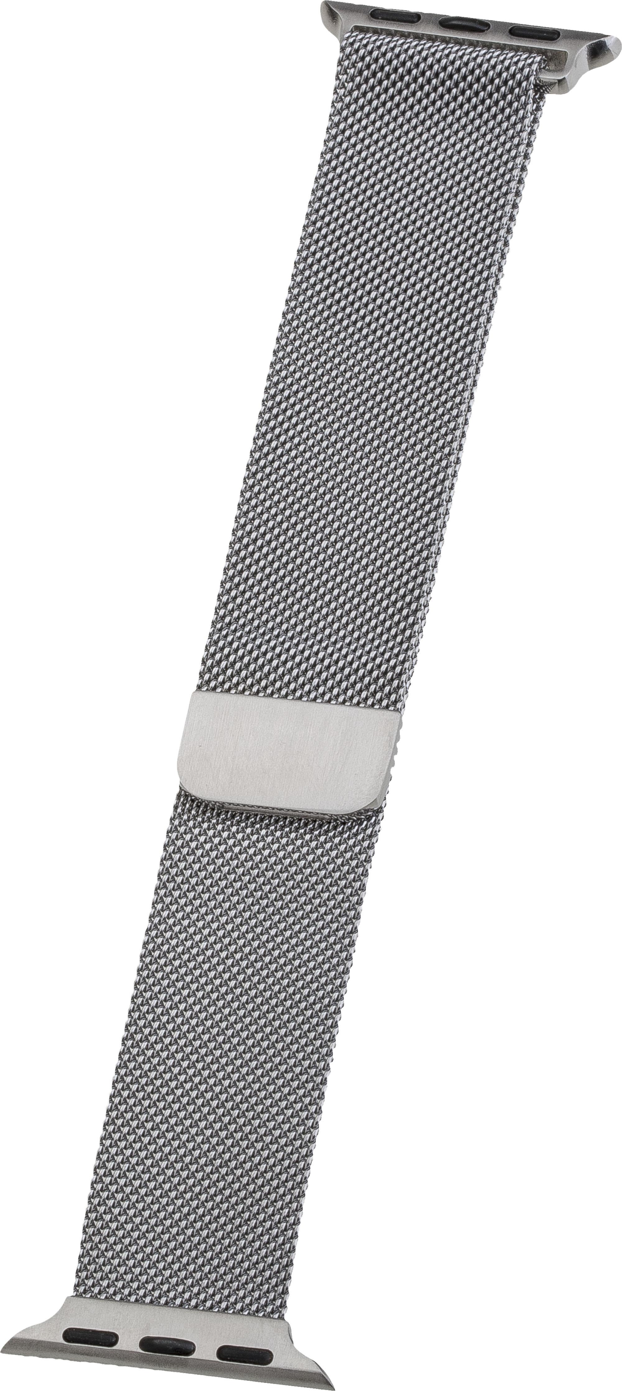 Watch Band für Apple Watch 41/40mm (Series 4 - 10)/ 38mm (Series 1 - 3) Milanaise Silver