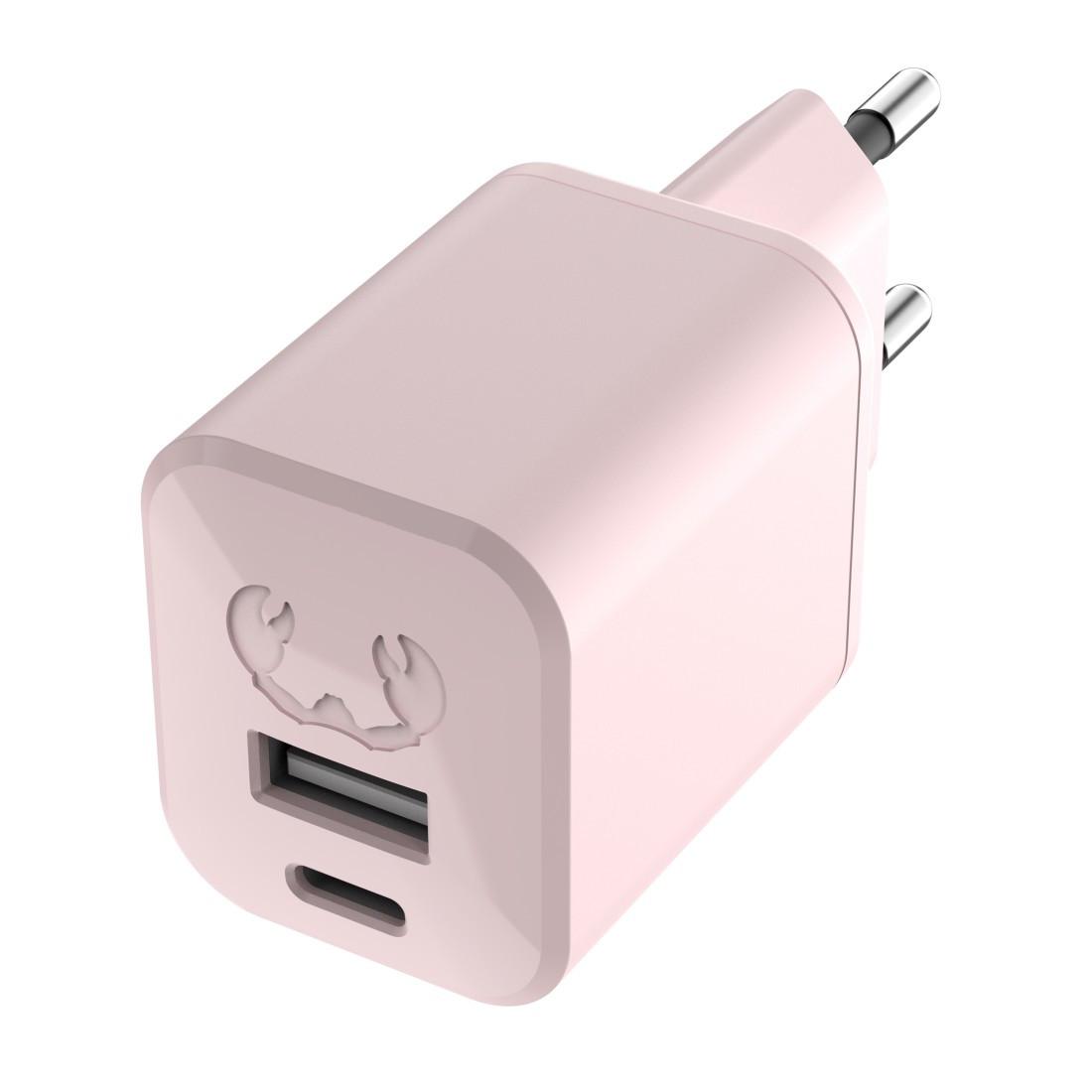 Mini-Charger USB-C und USB-A, PD 30 W, Smokey Pink (00220319)