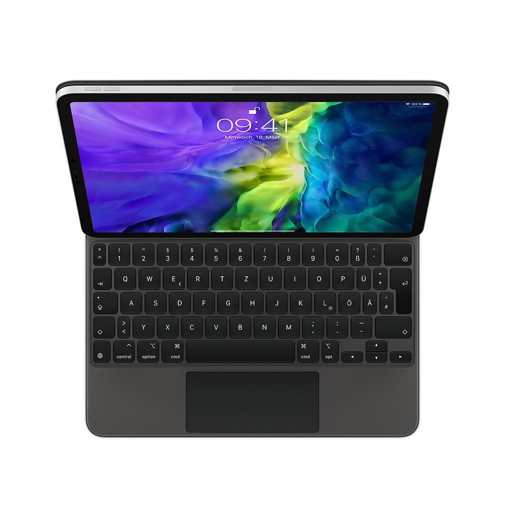 Magic Keyboard für 11" iPad Air (M2) - Deutsch - Schwarz