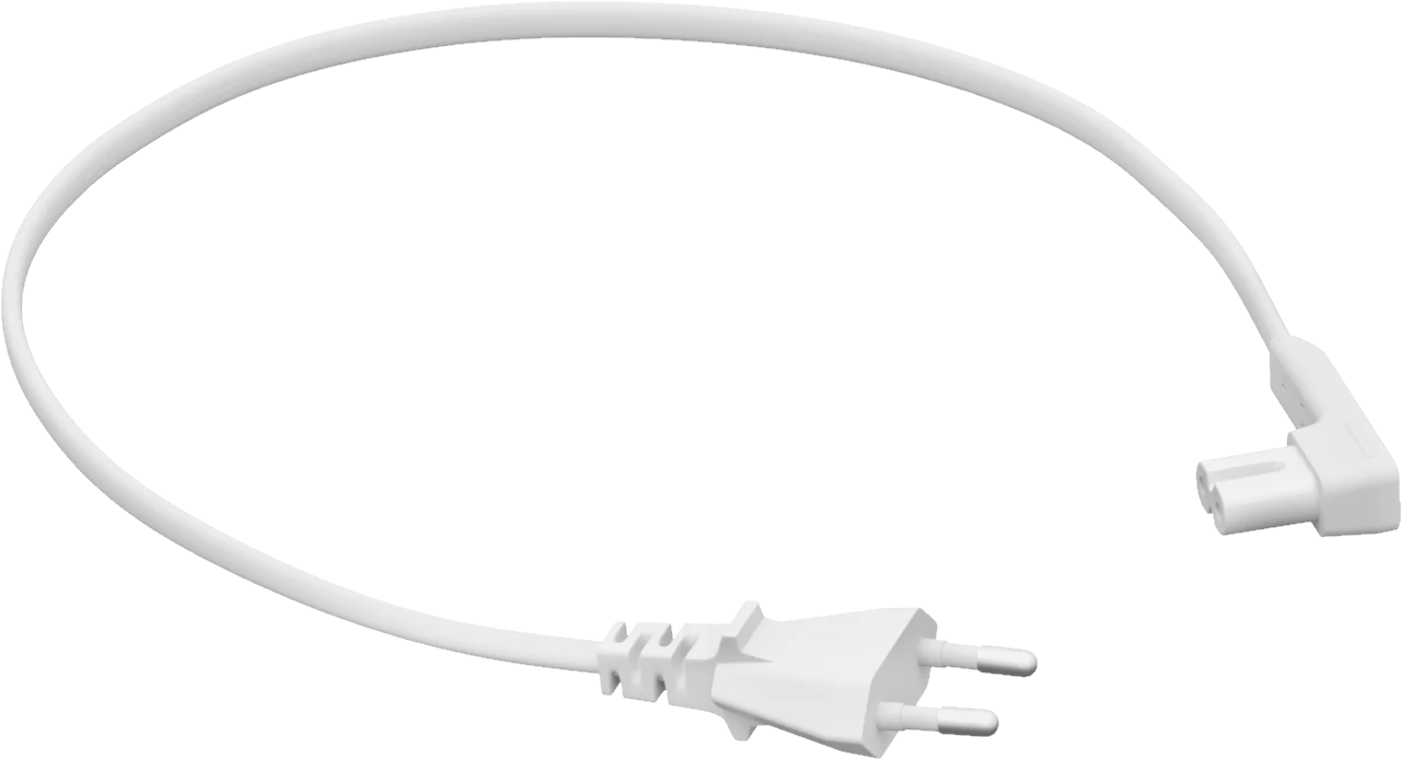 Power Kabel kurz für Sonos One/Play1 weiß