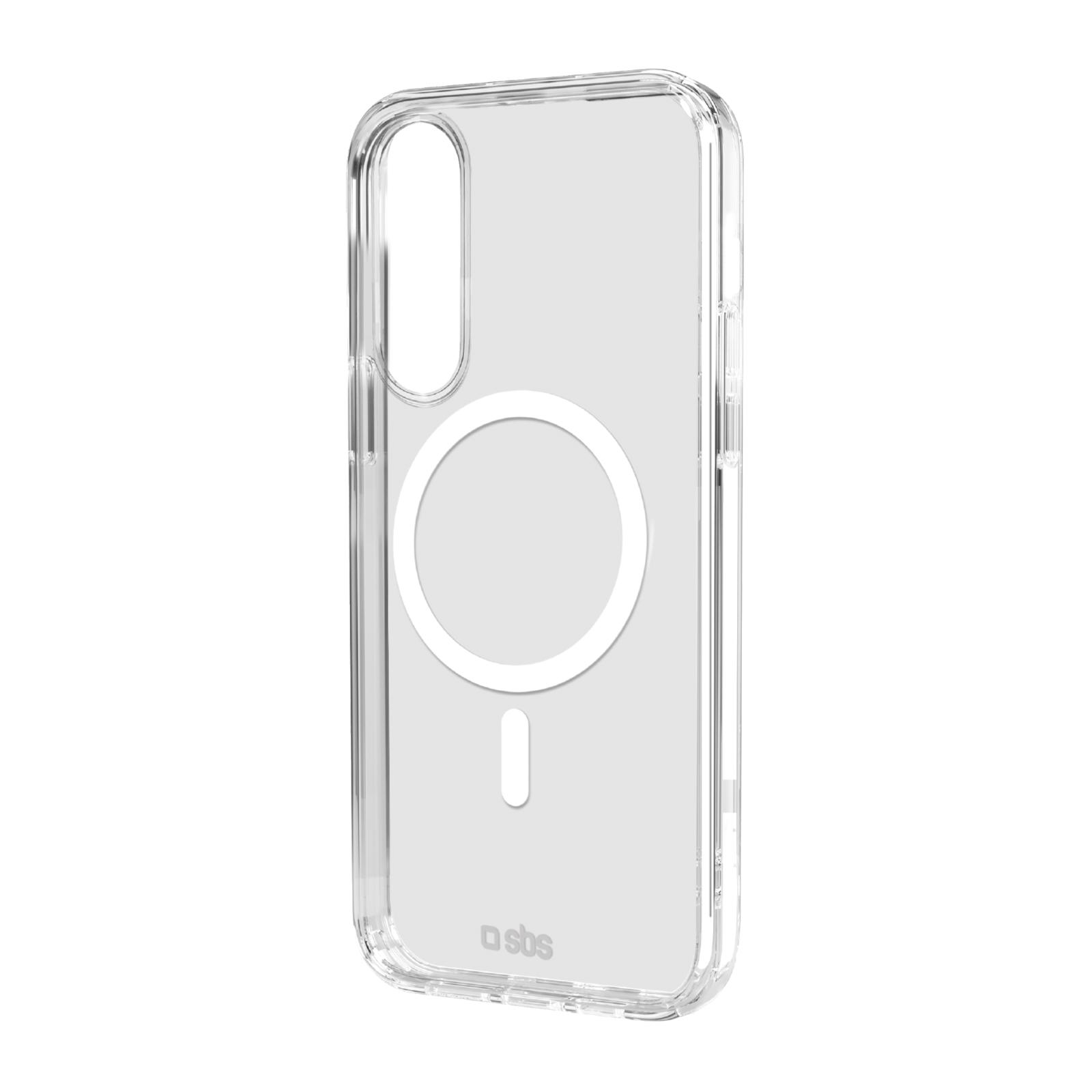 Transparente, feste Hülle, kompatibel mit magnetischer, kabelloser Aufladung für Samsung S25 Edge