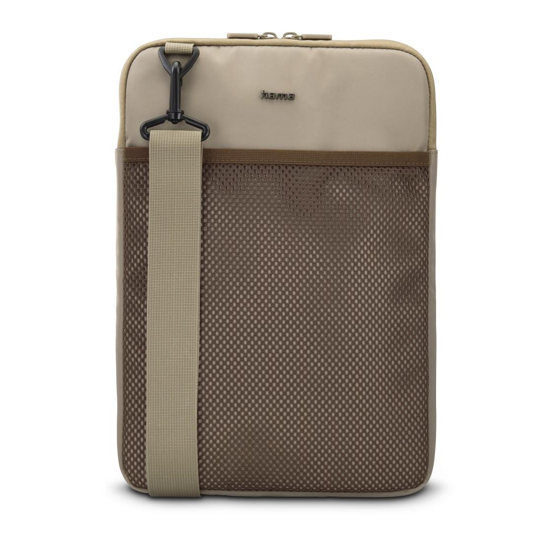 Laptop-/Tablet-Sleeve "To Go" zum Umhängen, bis 31 cm (12,1"), Beige-Braun (00222069)