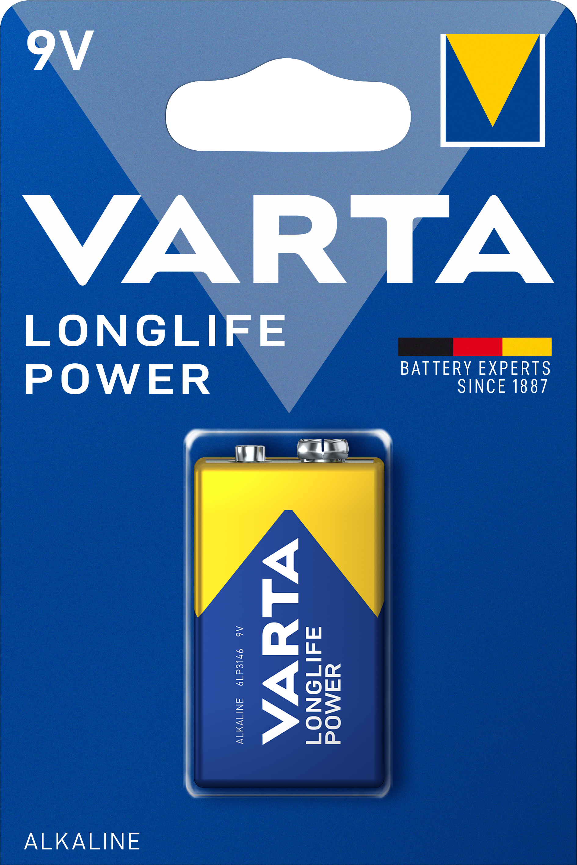 LONGLIFE Power 9V, 1er Blister Batterie