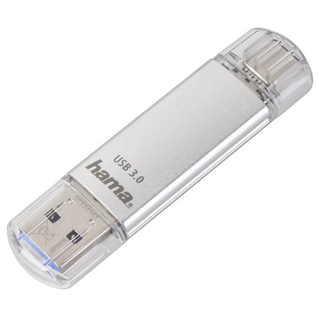 USB-Stick "C-Laeta", USB-C USB 3.1/USB 3.0, 256GB, 70 MB/s, Silber (00181075)