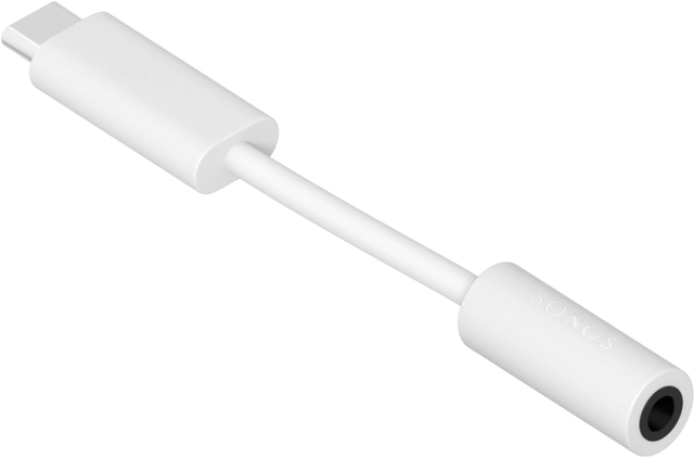 3,5-mm-auf-USB-C-Adapter weiß