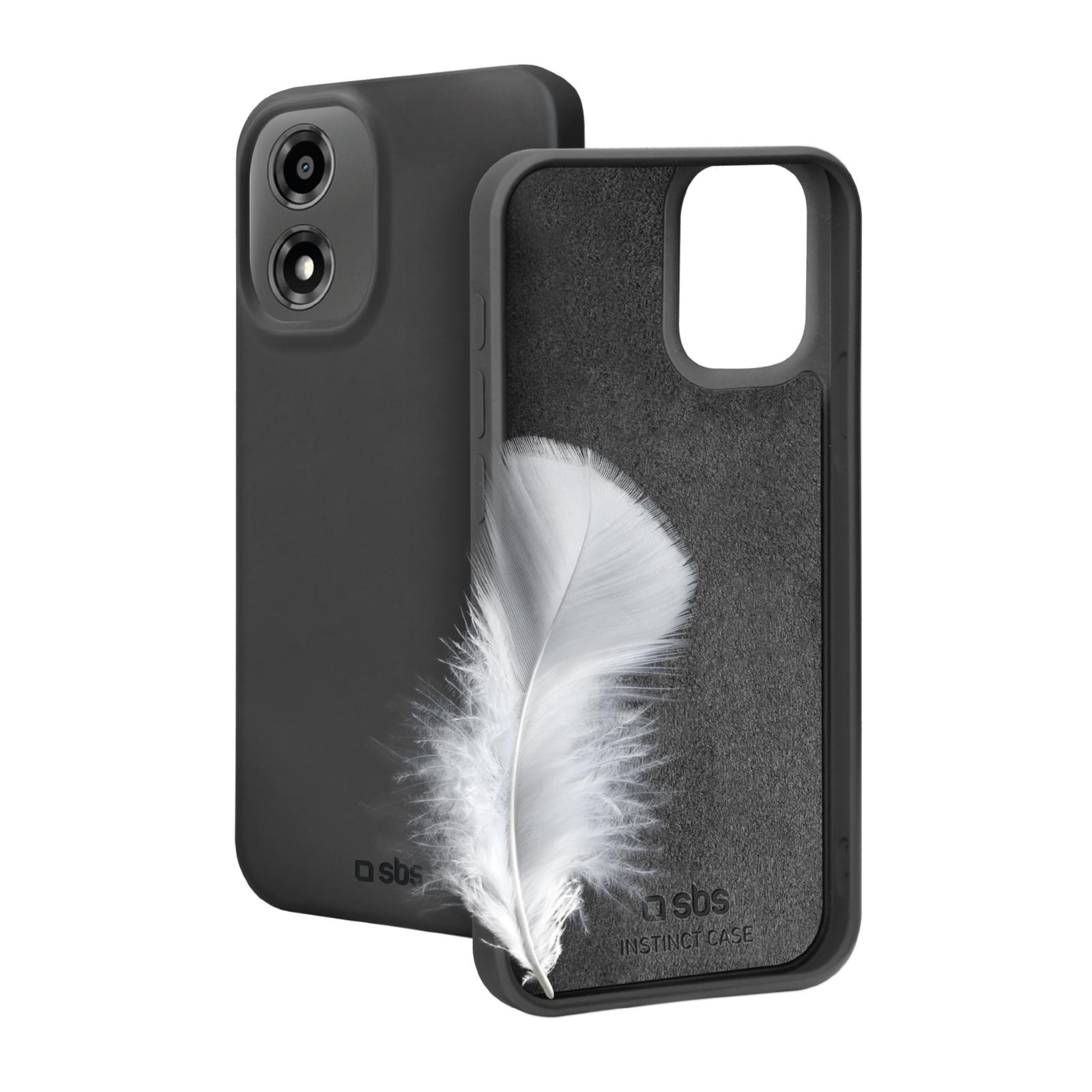 Instinct Hülle für Motorola E14 4G/G04 4G/G04S 4G/G24 4G, Schwarz Handyhülle