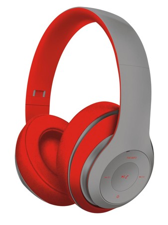 FH0916GR grau/rot On-Ear Kopfhörer
