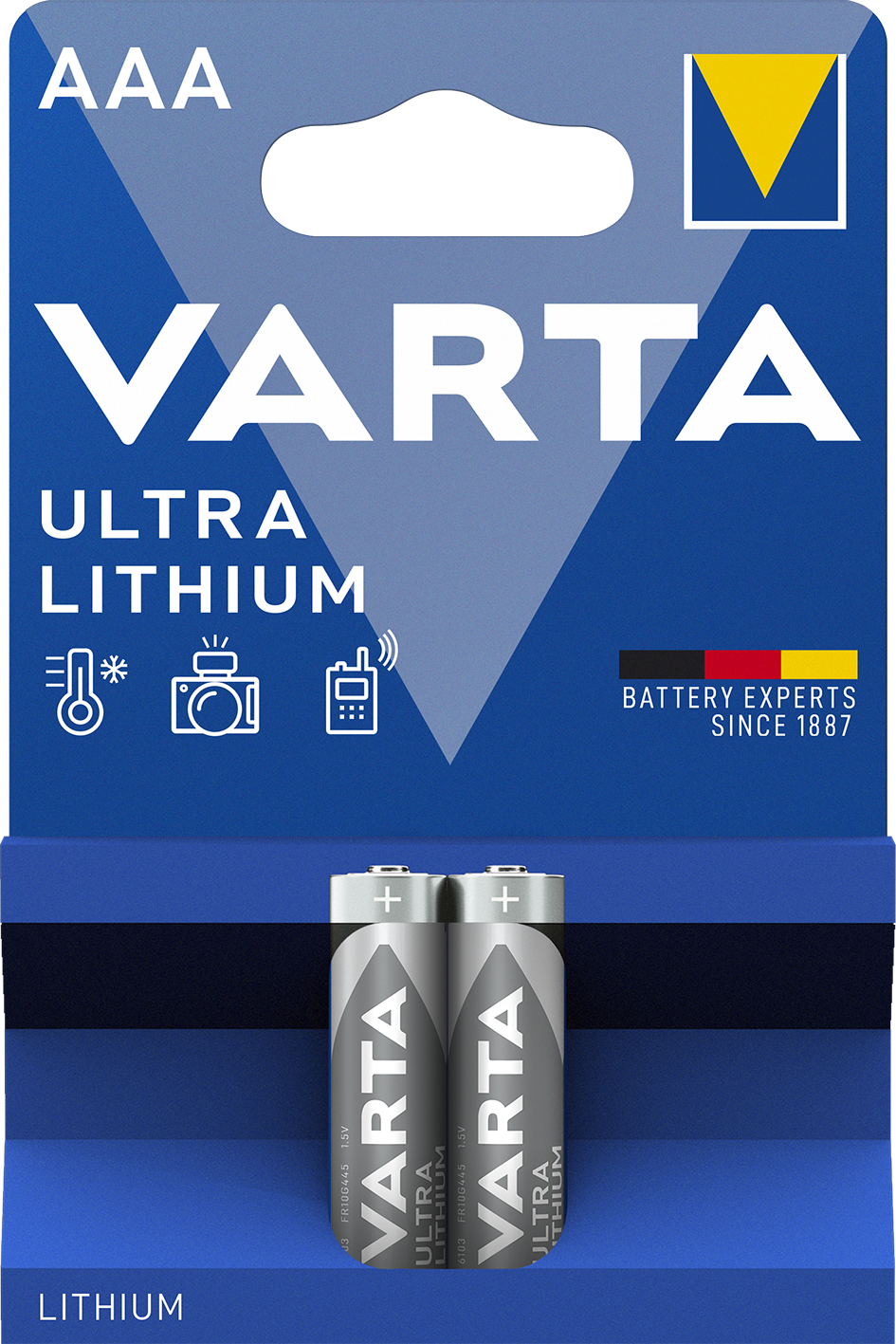 ULTRA Lithium AAA, 2er Blister Batterie