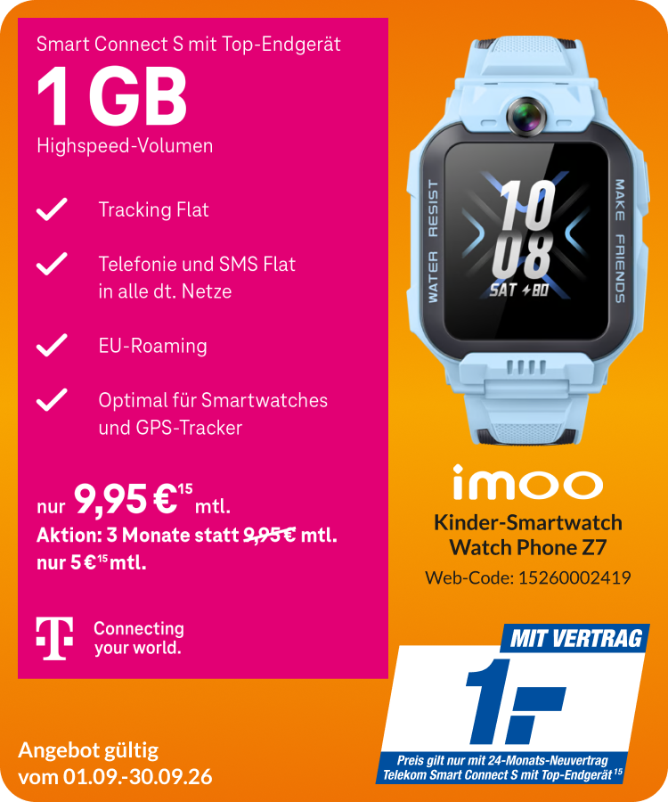IMOO Z7 mit Magenta Smart Connect S für 1€!