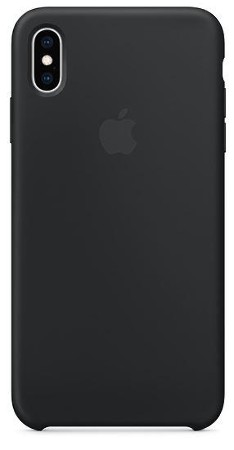 iPhone Xs Max Silikon Case – Schwarz