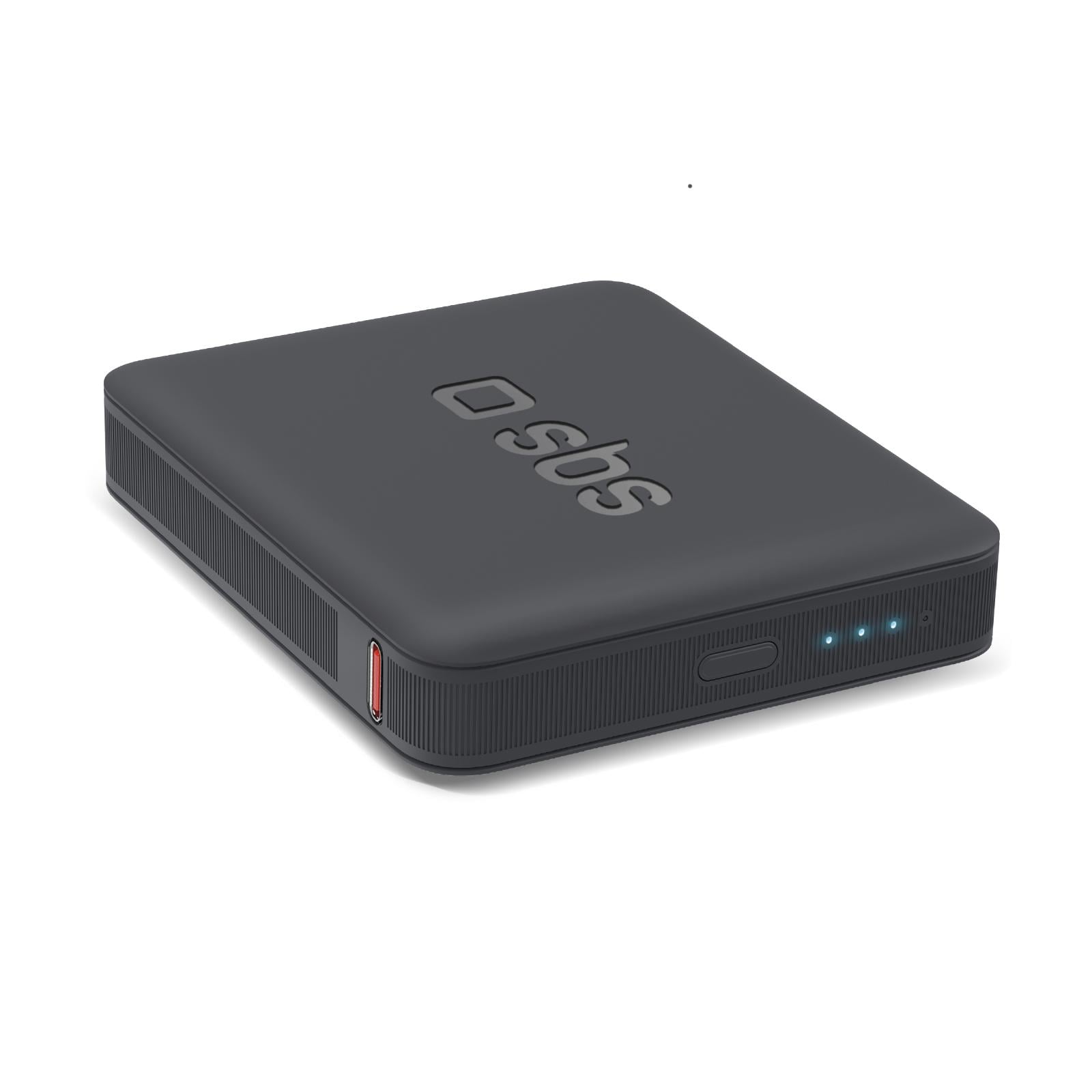 5000-mAh-Powerbank von hoher Dichte, Schwarz