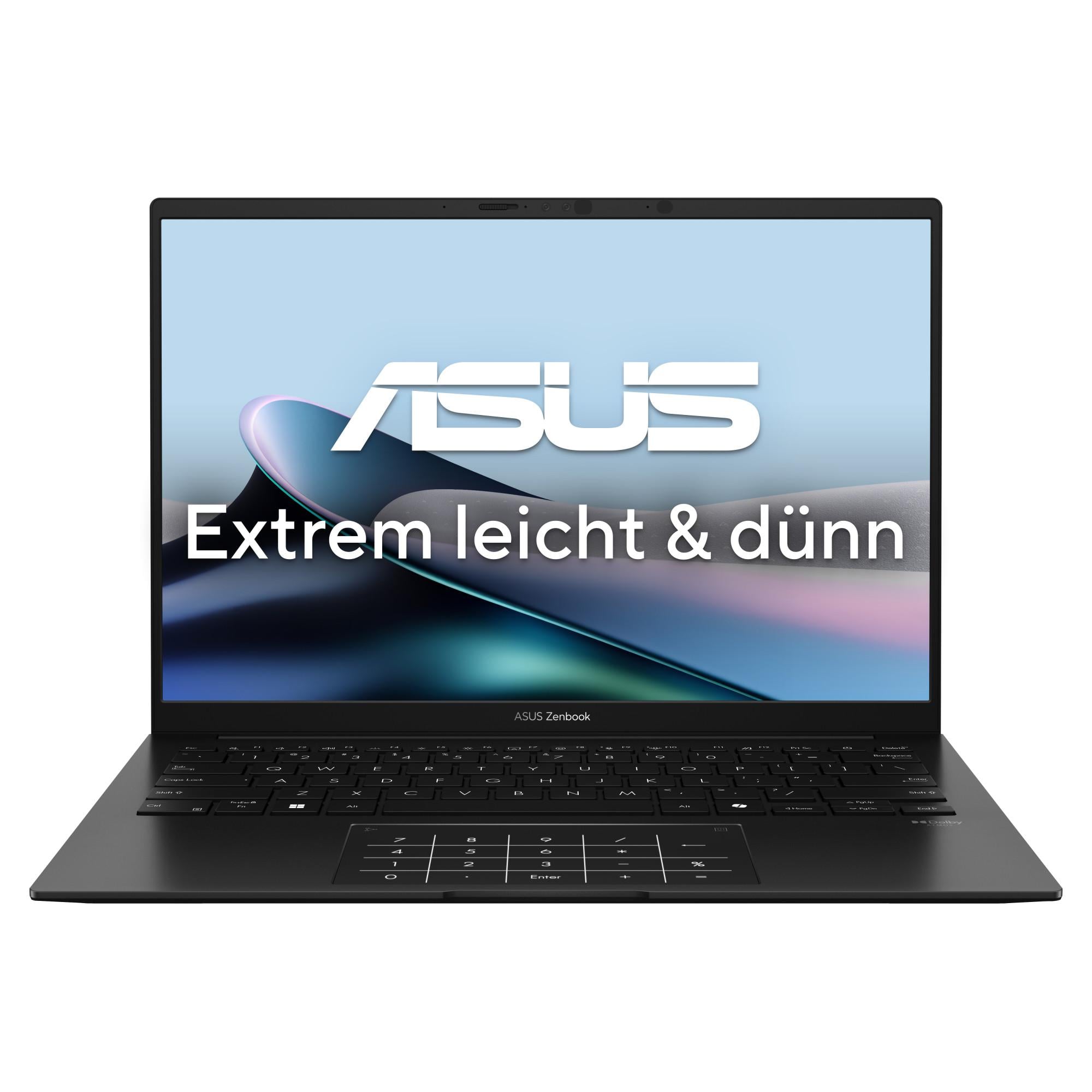 Zenbook 14 UM3406KA-QD041W, Jade Black, 14 Zoll, WUXGA, AMD Ryzen AI 5 340, 16 GB, 512 GB Notebook