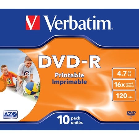 DVD-R Wide Inkjet Printable ID Brand