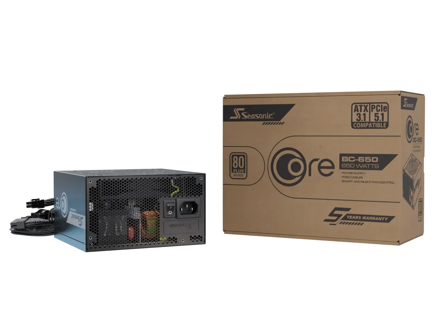 650W Core BC-650 ATX 3.1 (80+Bronze)