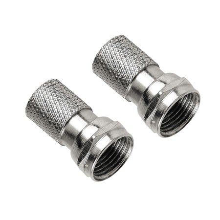 F-Stecker 5,5 mm schraubbar 2 Stück