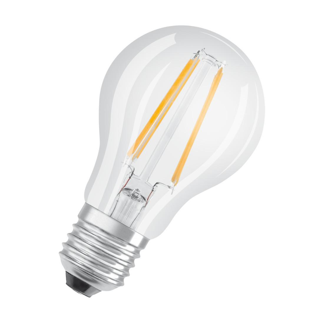 LED-Lampe "RETROFIT CLASSIC A", Glühbirne, 6,5W, E27, Kaltweiß, klar (00215140)