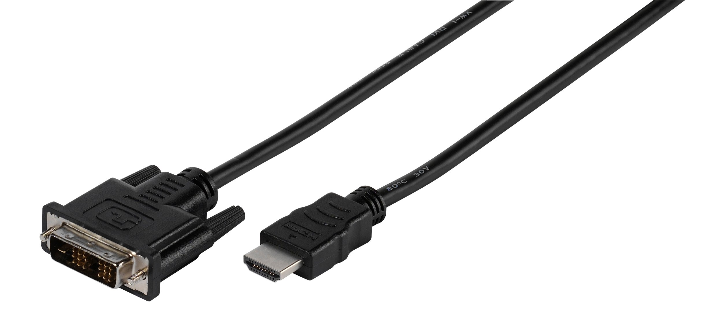HDMI / DVI Kabel, 2m (45422)