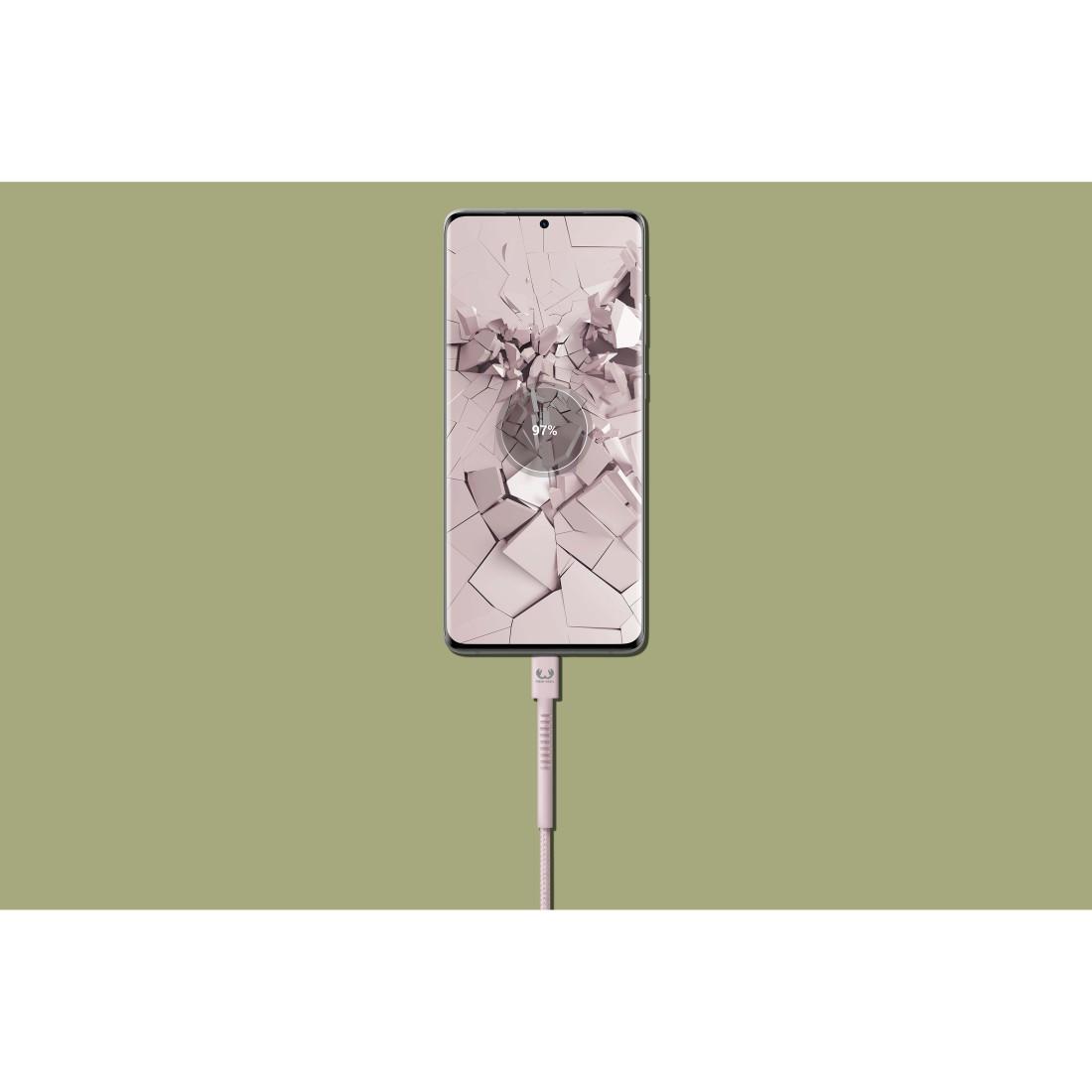 USB-C - USB-C Kabel "Fabriq", 2,0 m, Smokey Pink (00214989)