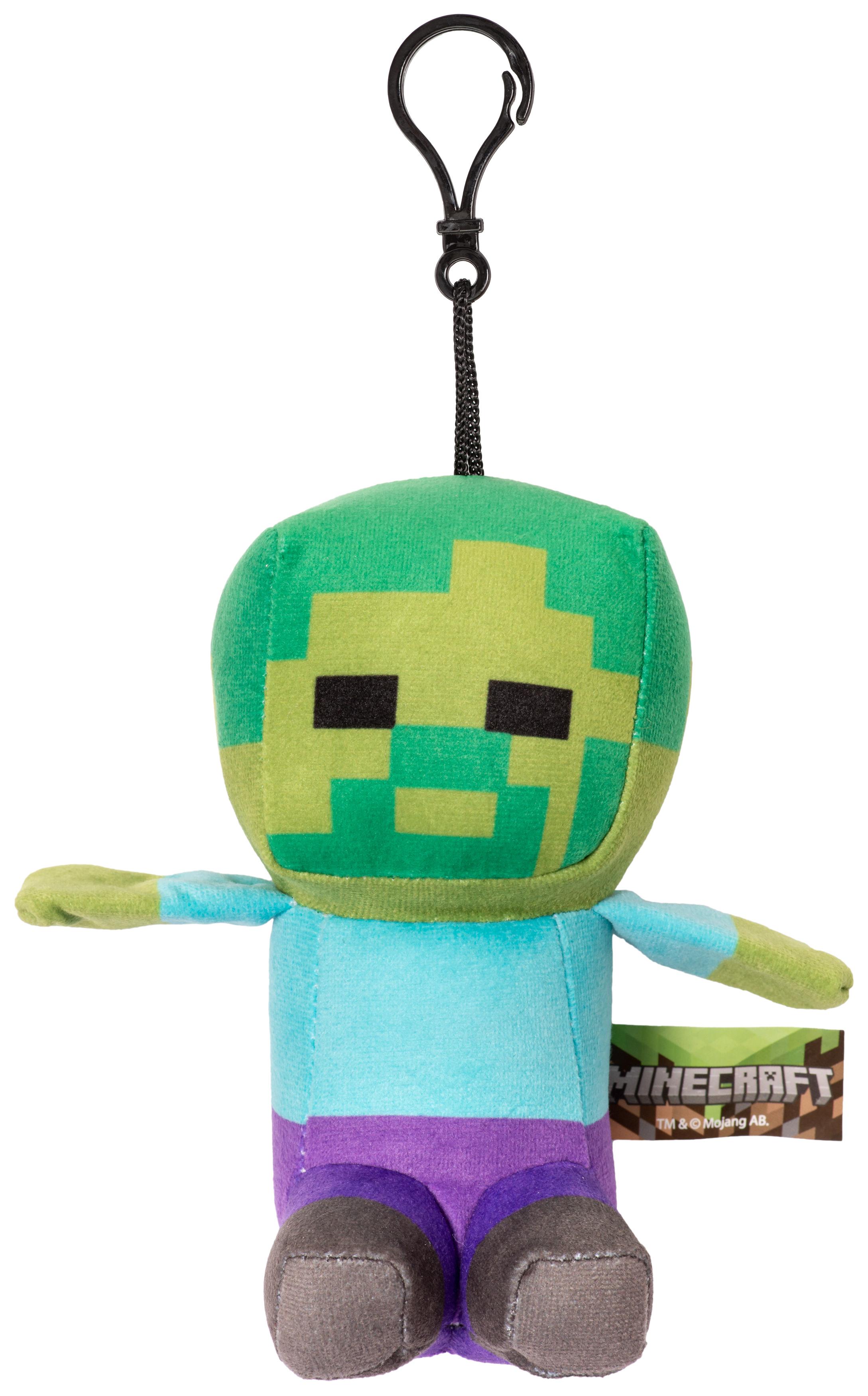 Minecraft: Clip-on Zombie Plüsch 15cm Kuscheltier