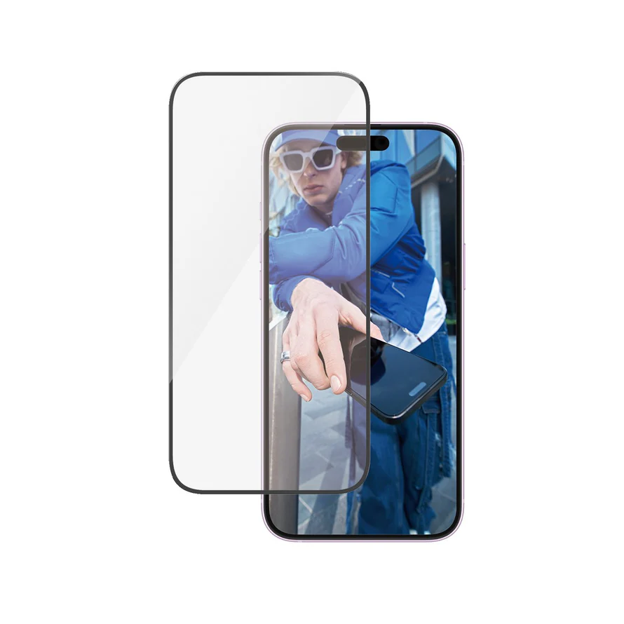 Displayschutz iPhone 16 Plus | 15 Plus | Ultra-Wide Fit Schutzglas
