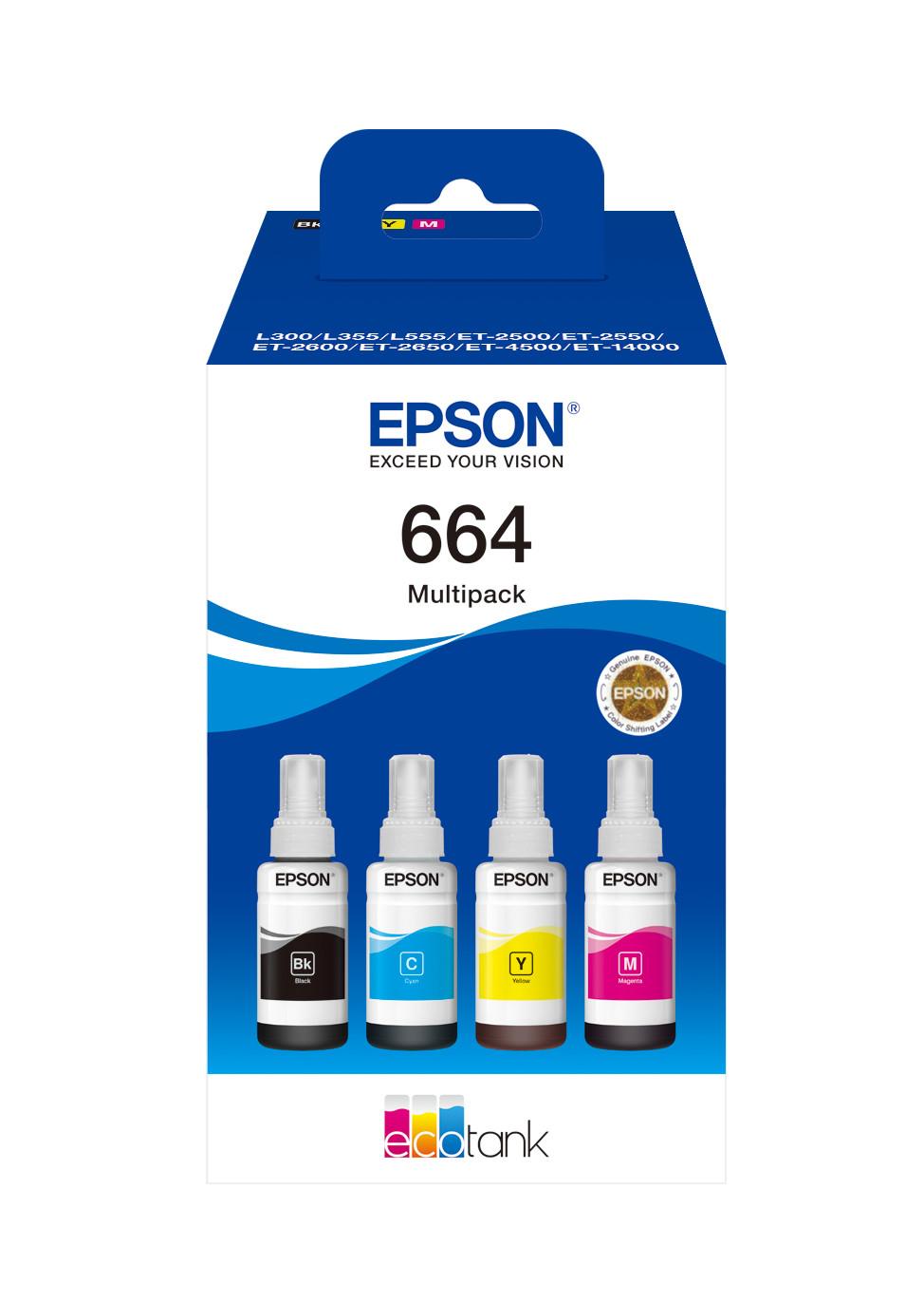 664 EcoTank 4-colour Multipack Druckerpatrone