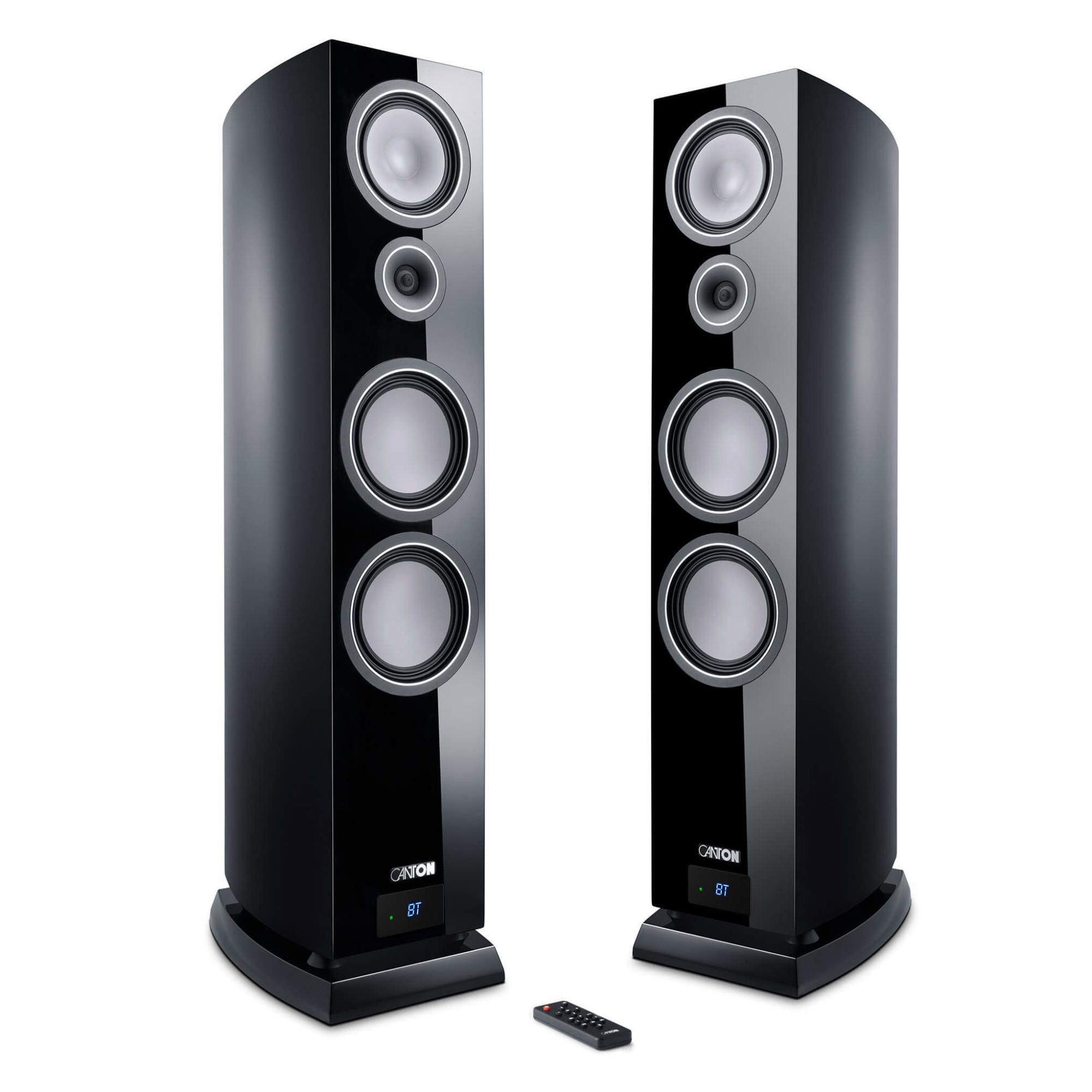 Wireless Aktiv-Lautsprecher Smart Vento 9 S2 schwarz high gloss Set