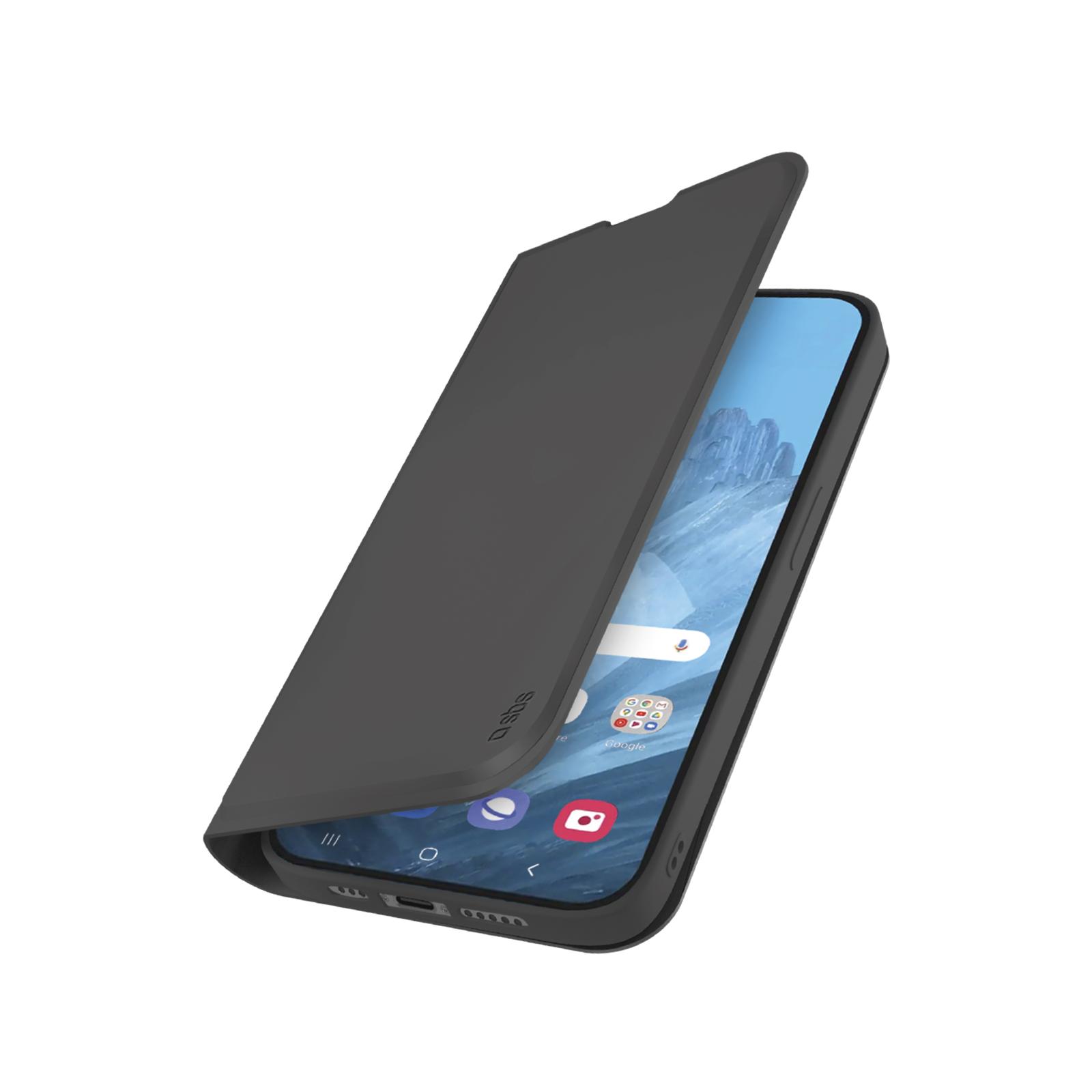 Klapphülle mit Ständer und Soft-Touch-Oberfläche für das Google Pixel 9 Pro XL, Schwarz