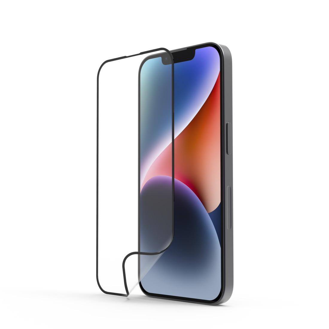 Handy-Schutzglas "Super Hybrid" für Apple iPhone 13/13 Pro/14, Montagehilfe (00222738)